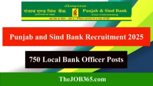 Punjab and Sind Bank Recruitment