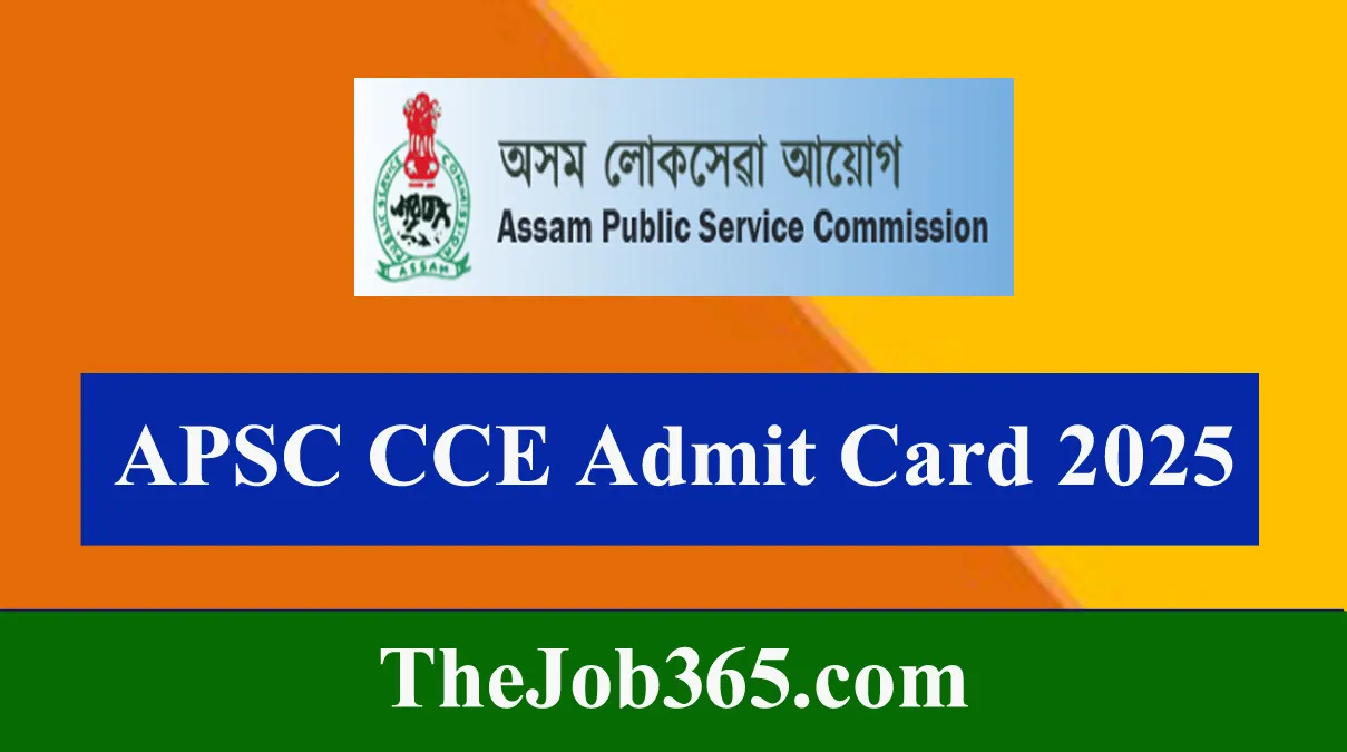 APSC CCE Admit Card