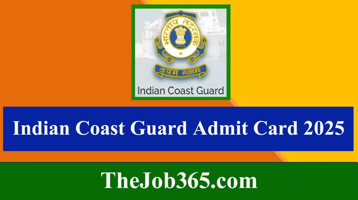 Indian Coast Guard Admit Card
