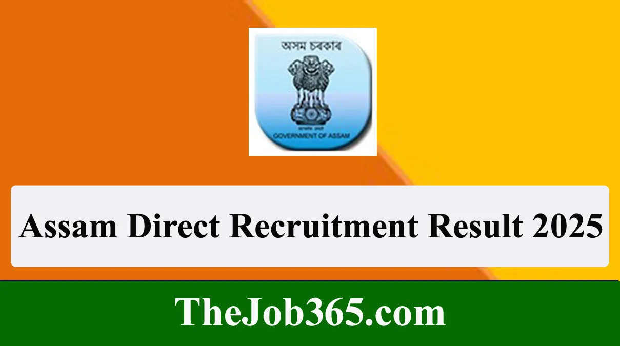 Assam Direct Recruitment Result