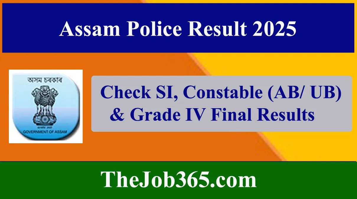 Assam Police Result
