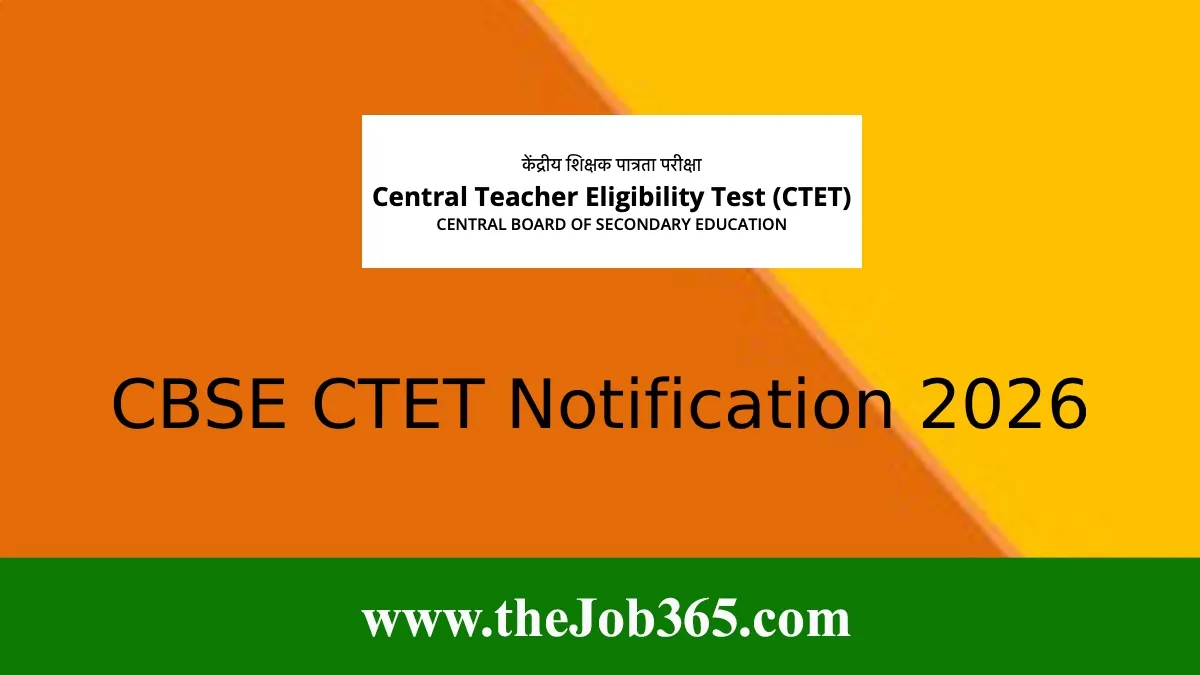 CBSE CTET Notification